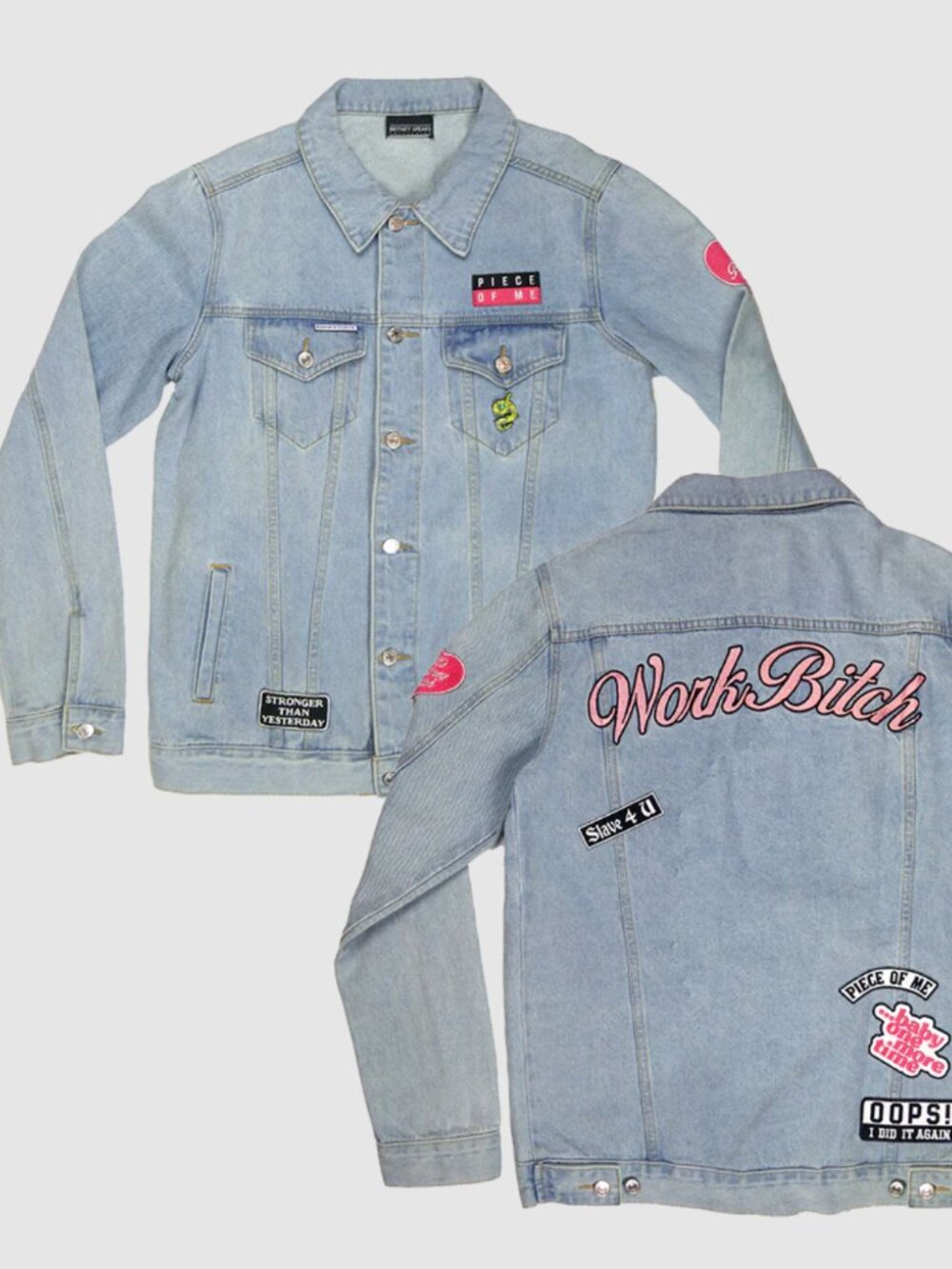 Rare Britney Spears Collection Denim Jean Jacket S